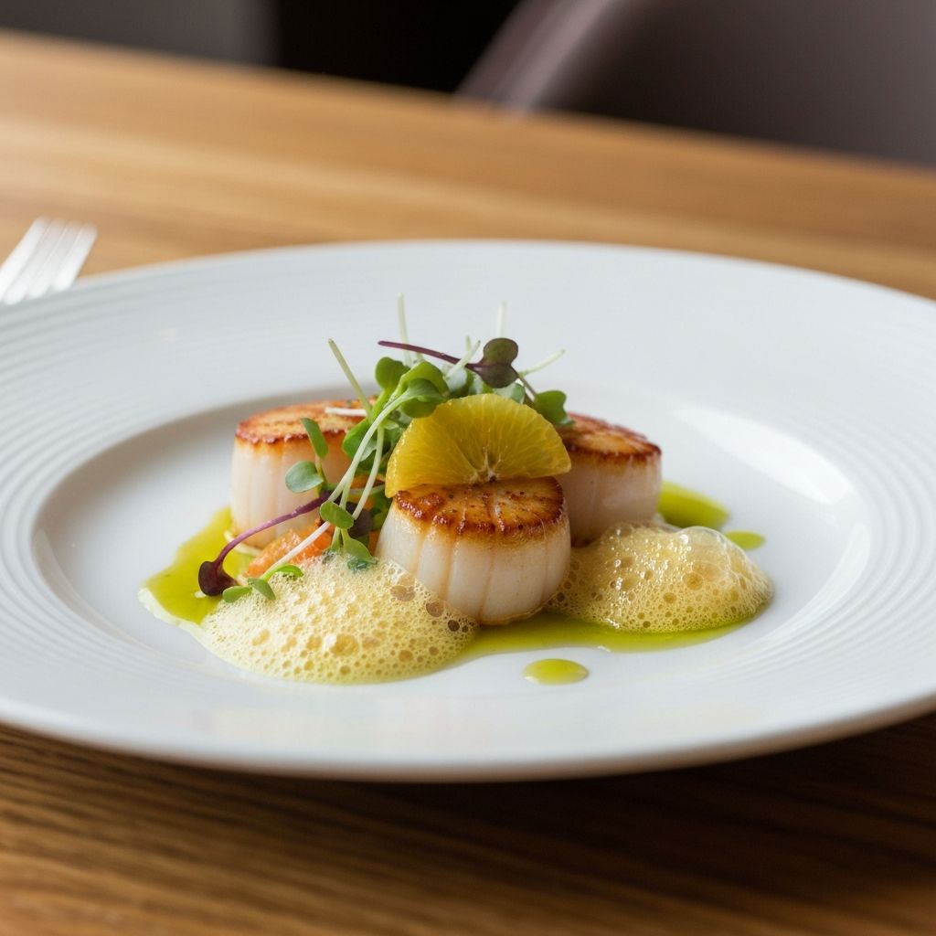 Vieiras ao Açafrão